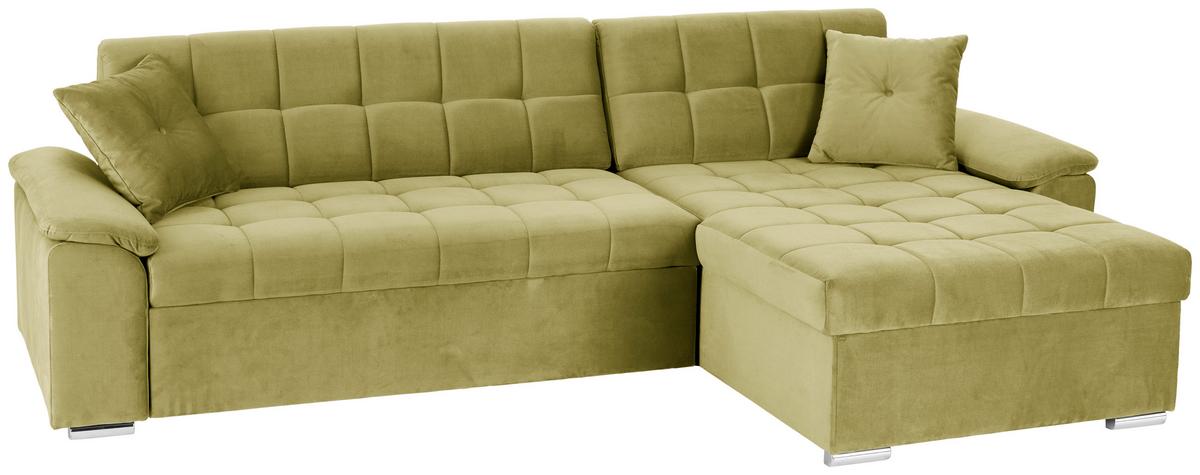 Kutna Garnitura Bali - boje senfa, Trend, tekstil (257/167cm) - Modern Living