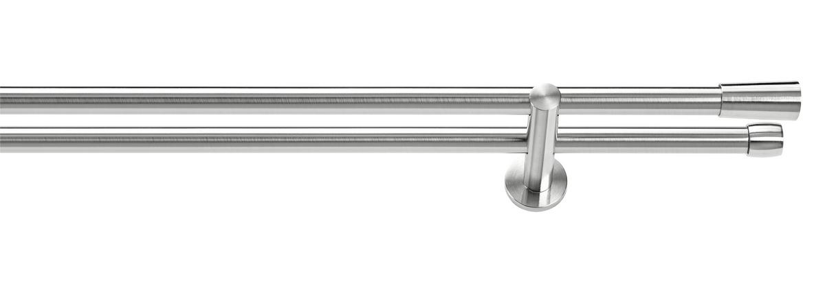 Galerie dublă Marie - culoare inox, metal (200cm) - Modern Living