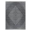 Webteppich Fabius in Grau/Anthrazit ca.120x170cm - Anthrazit/Grau, Natur, Textil (120/170cm)