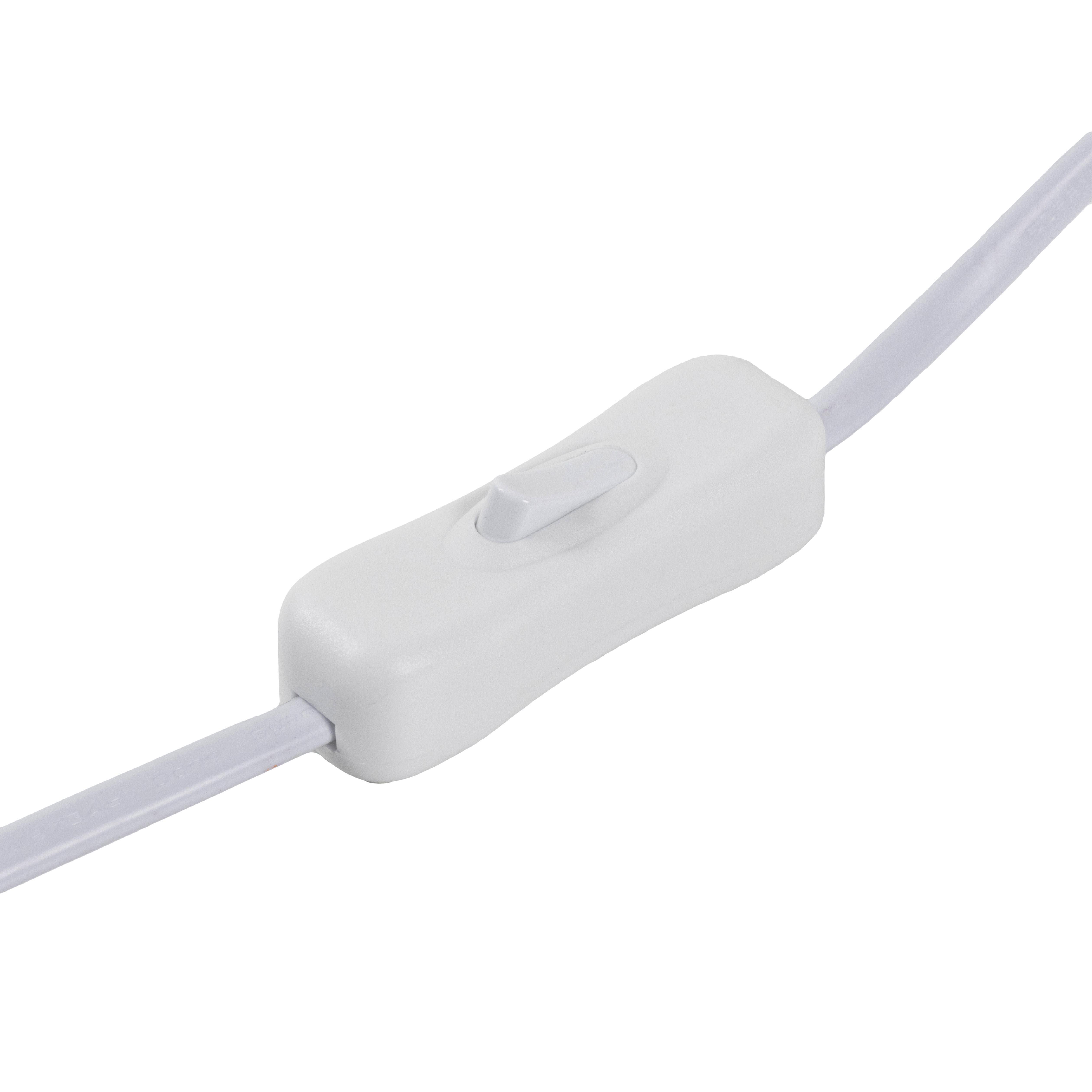 BORDSLAMPA STOFLI - vit/naturfärgad, Modern, metall/textil (19/19/25cm) - Mömax