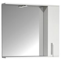 SPIEGELSCHRANK LISALO XL - Weiss/Silberfarben, Modern, Glas/Holzwerkstoff (75/71/14cm) - MID.YOU