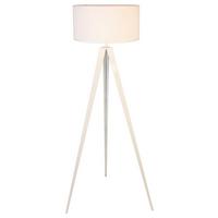 LAMPA STOJĄCA SAPHIRE - biały, Trend, tworzywo sztuczne/metal (45/153cm) - Novel