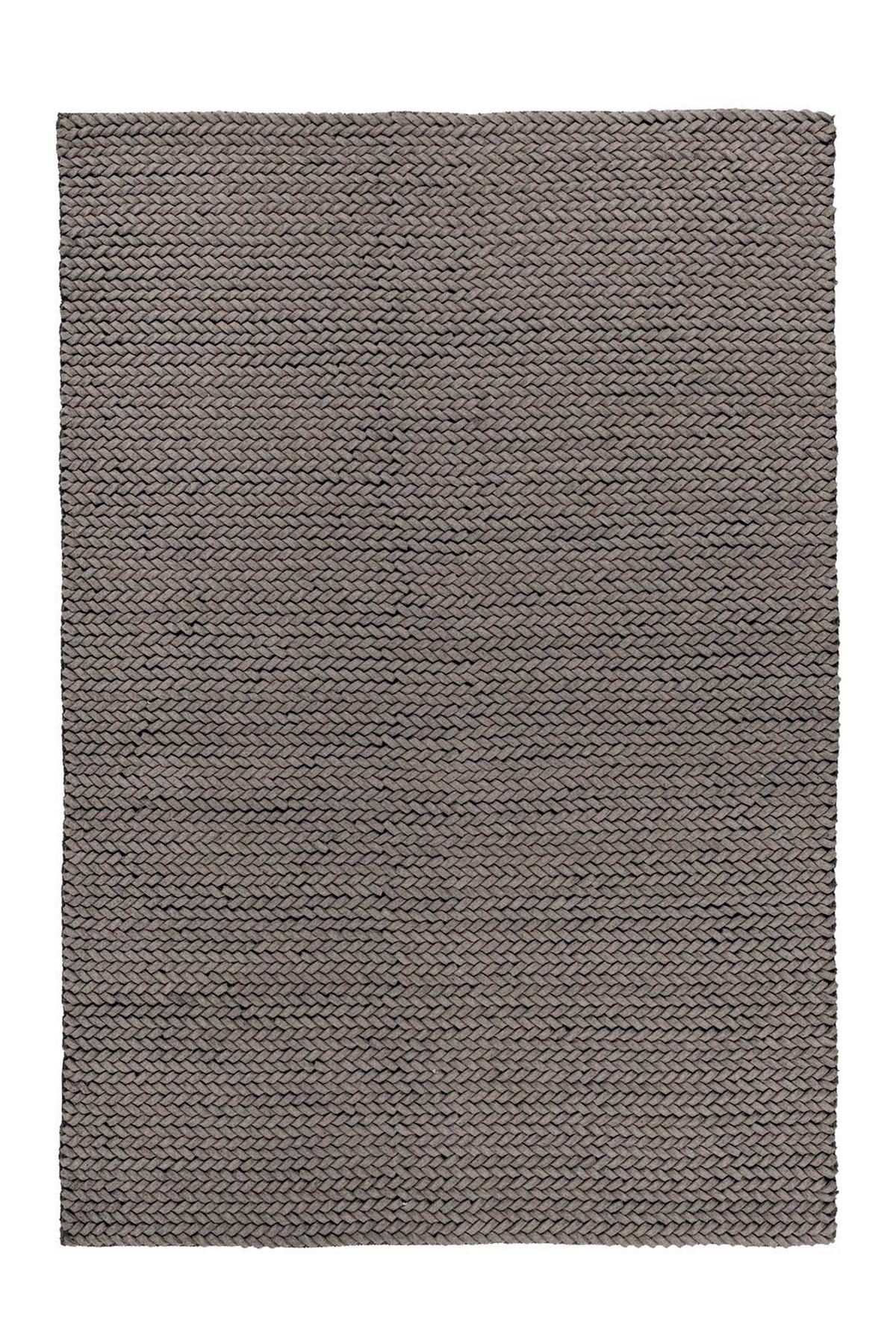 FLACHWEBETEPPICH ROBBIE 125 GRAU - Grau, Konventionell, Textil (160/230cm) - Kayoom