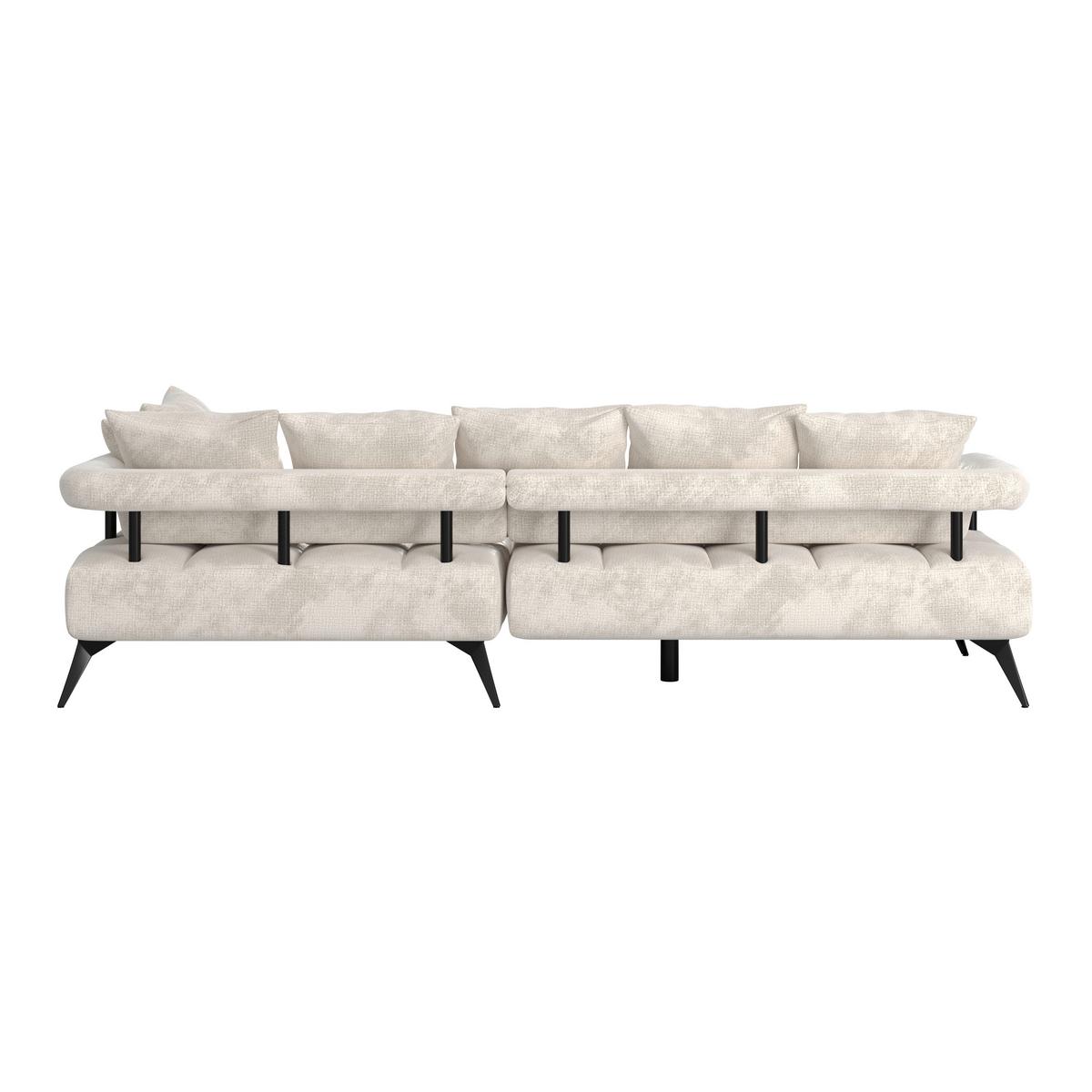 Coltar VANESSA NEW - bej, Modern, textil (297/200cm) - Modern Living