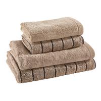 ZESTAW RĘCZNIKÓW FROTTE CAWÖ 4 SZT. - kolor piaskowy, Basics, tkanina - Cawoe