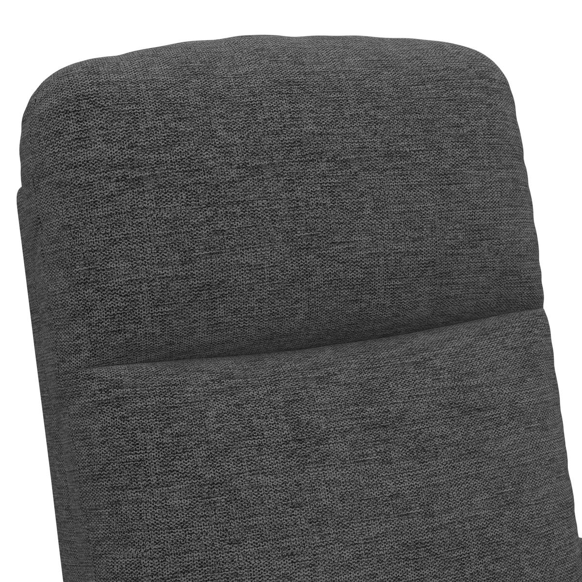 Tv Fotelj Athen, Temno Siva, Pomoč Pri Vstajanju - temno siva, Moderno, kovina/tekstil (67.5/107/88.5cm)