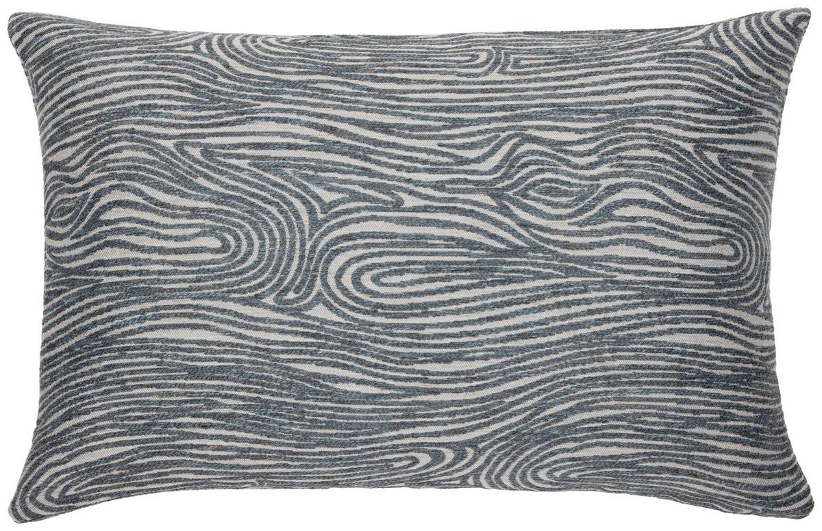 Kissenhülle Weave Blau ca. 40x60cm - Blau, Textil (40/60cm)