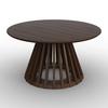 SOFFBORD ENNIO - valnötsfärgad, Modern, metall/trämaterial (80/40cm) - Bessagi Home