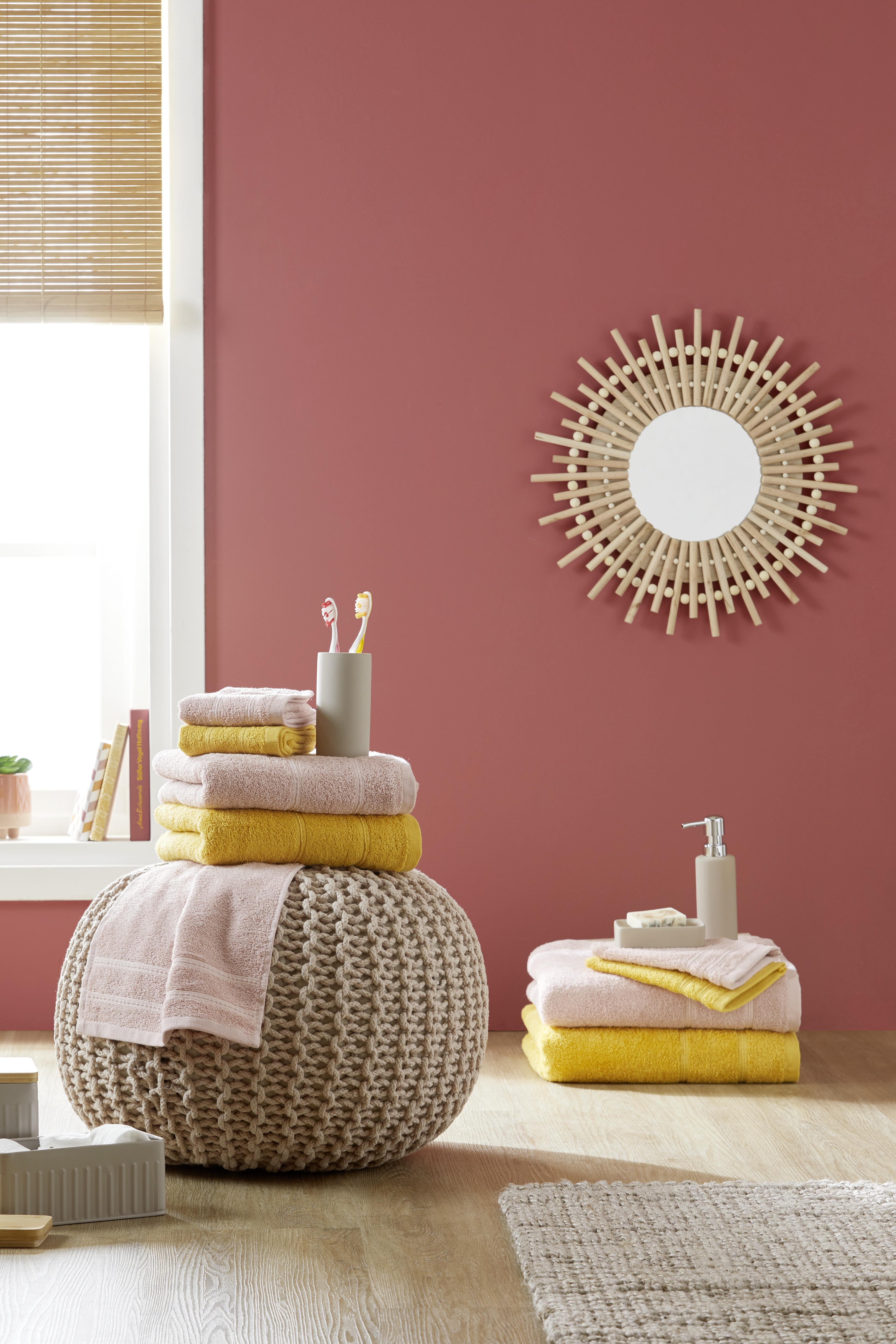 TVÄTTLAPP MELANIE - gul, textil (16/21cm) - Modern Living