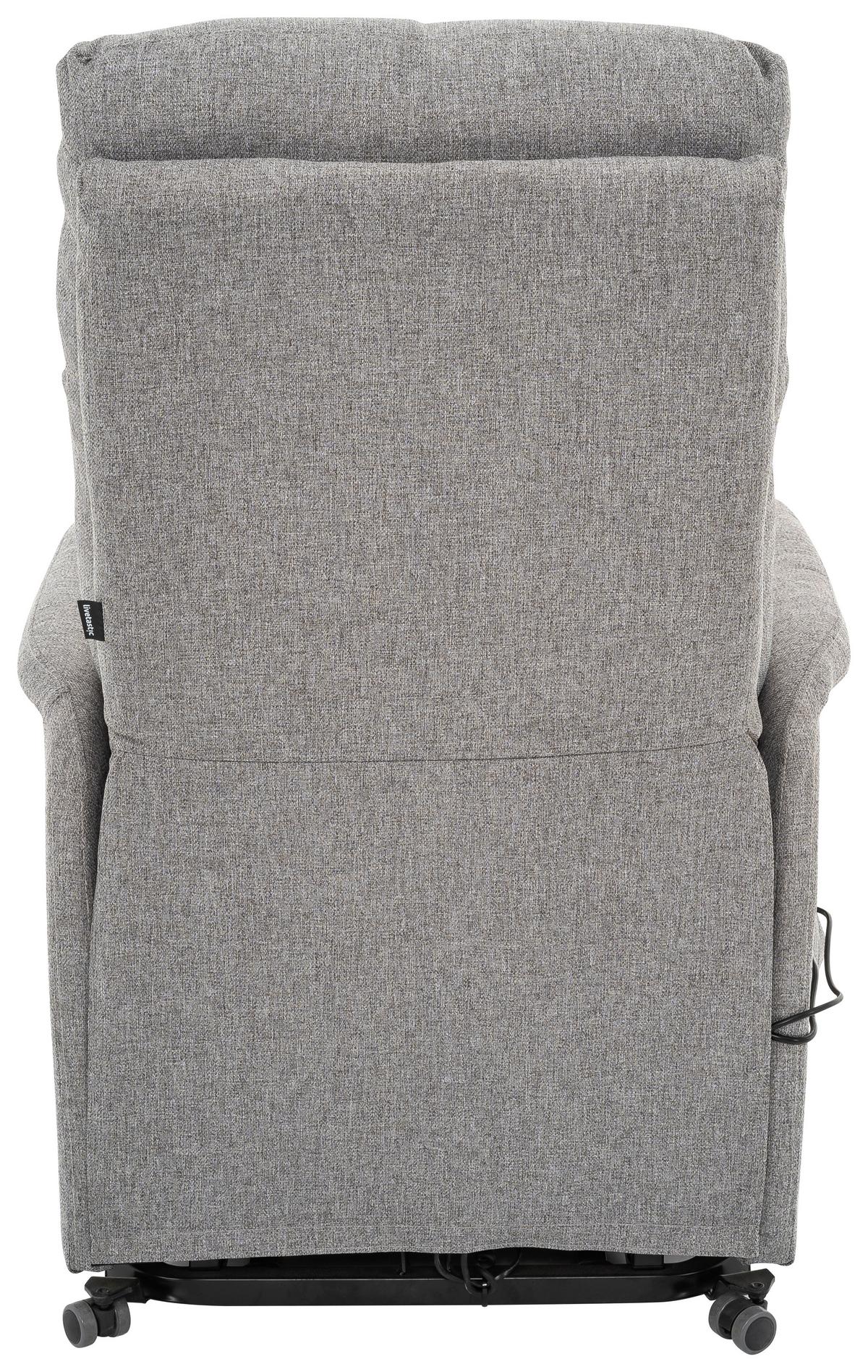 Počivalnik Luxo, Siva - siva/črna, Design, kovina/umetna masa (68/100/94cm) - Livetastic