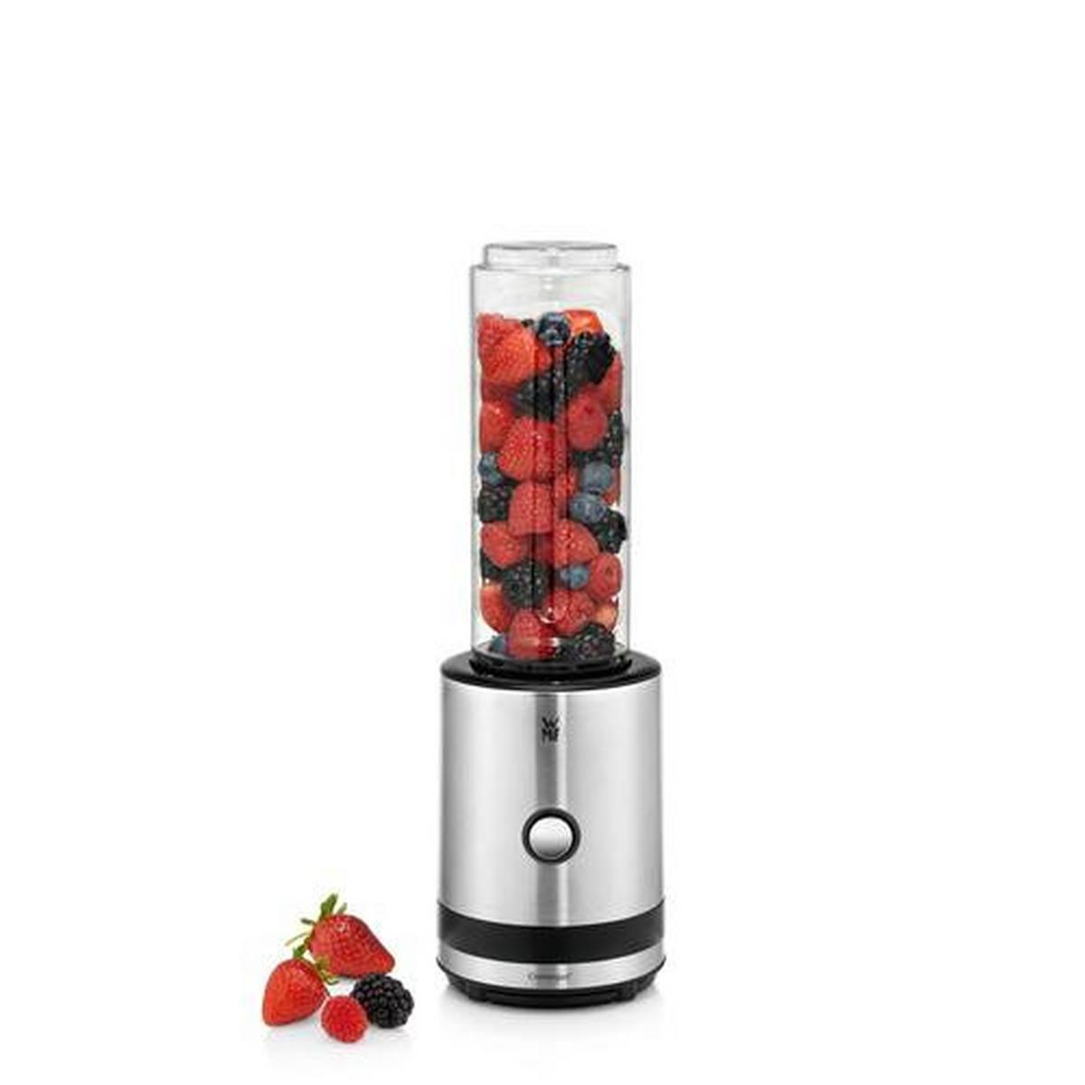 BLENDER DO SMOOTHIE 0416500011 WMF - kolor stalowy, Basics, tworzywo sztuczne/metal (28/11.5/23.4cm) - WMF