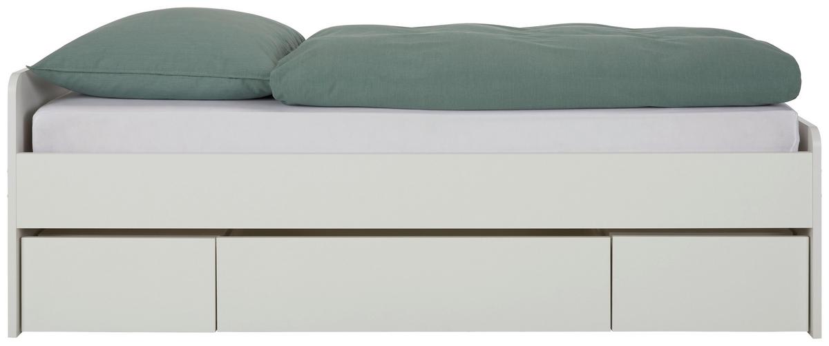 Ifjúsági Ágykeret Fehér Dirk - fehér, Konventionell (90/200cm) - Best Price