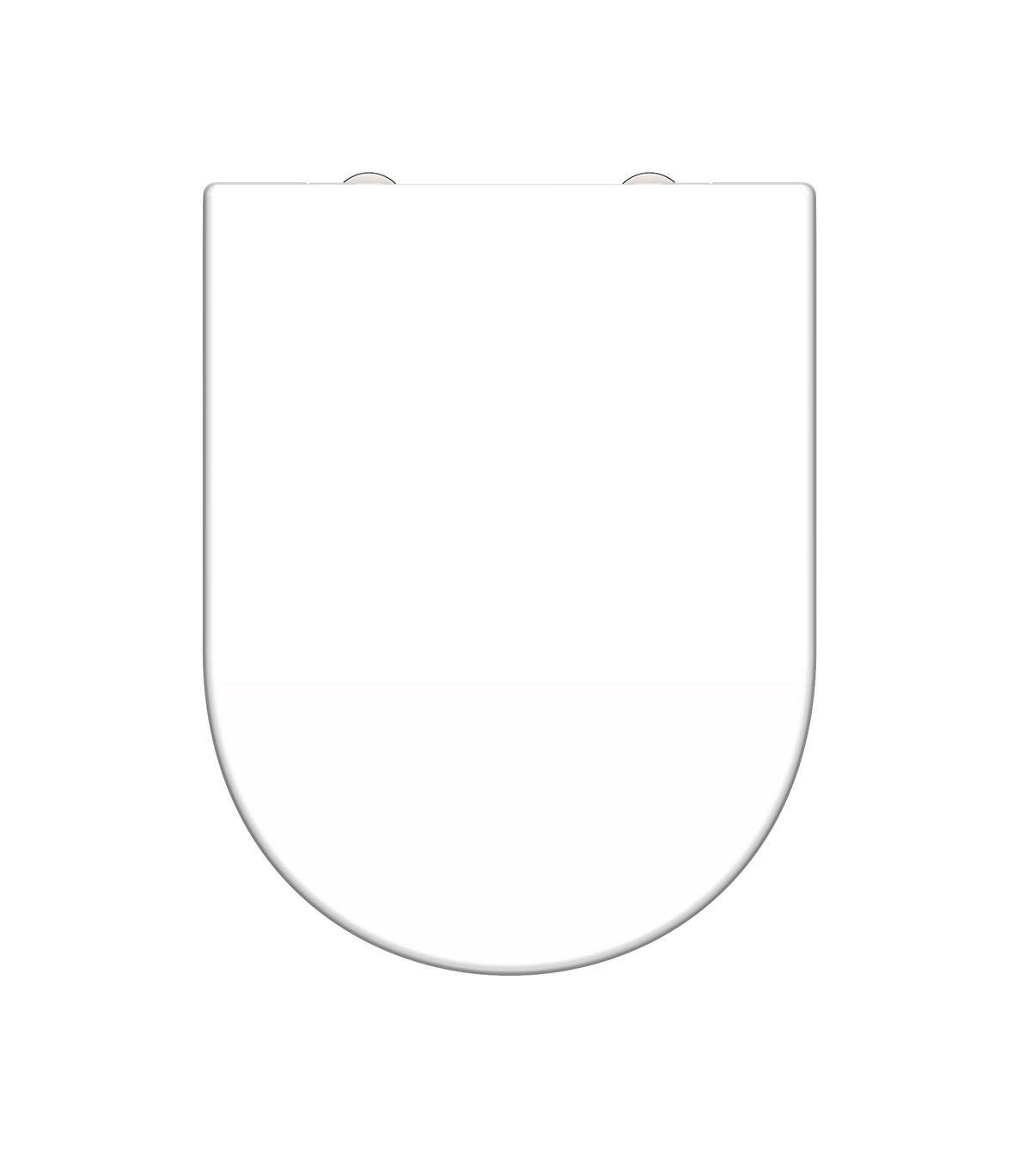 WC-Sitz mit Absenkautomatik in Weiss - Weiss, Kunststoff (34,5/2/45,5cm) - Schütte