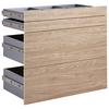 LÅDSET UNIT -BASED- - Modern, trämaterial (91/83/47cm) - Based