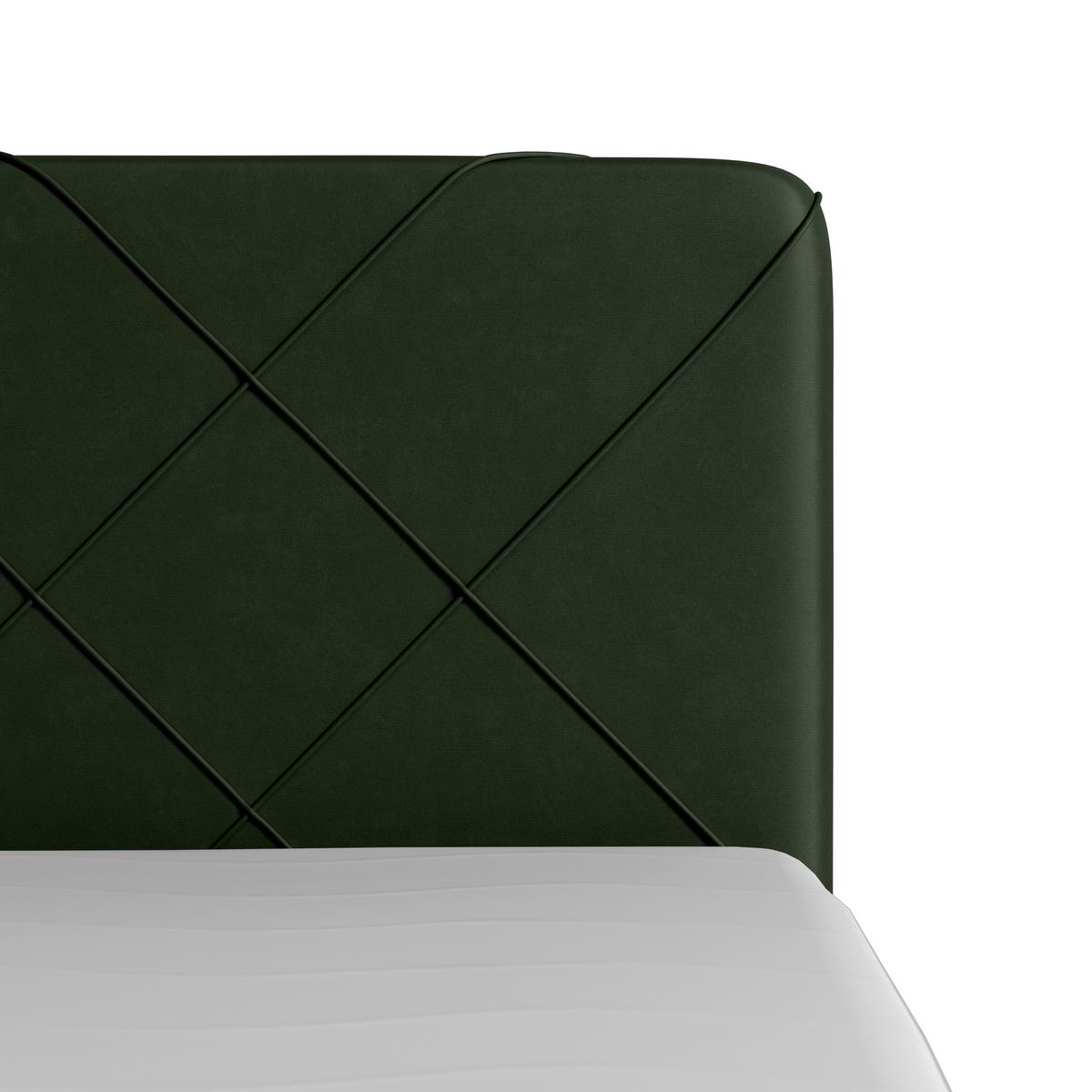 Boxspringbett Cordoba ca. 180x200 cm Grün - Schwarz/Grün, MODERN, Holz/Kunststoff (180/200cm) - MID.YOU