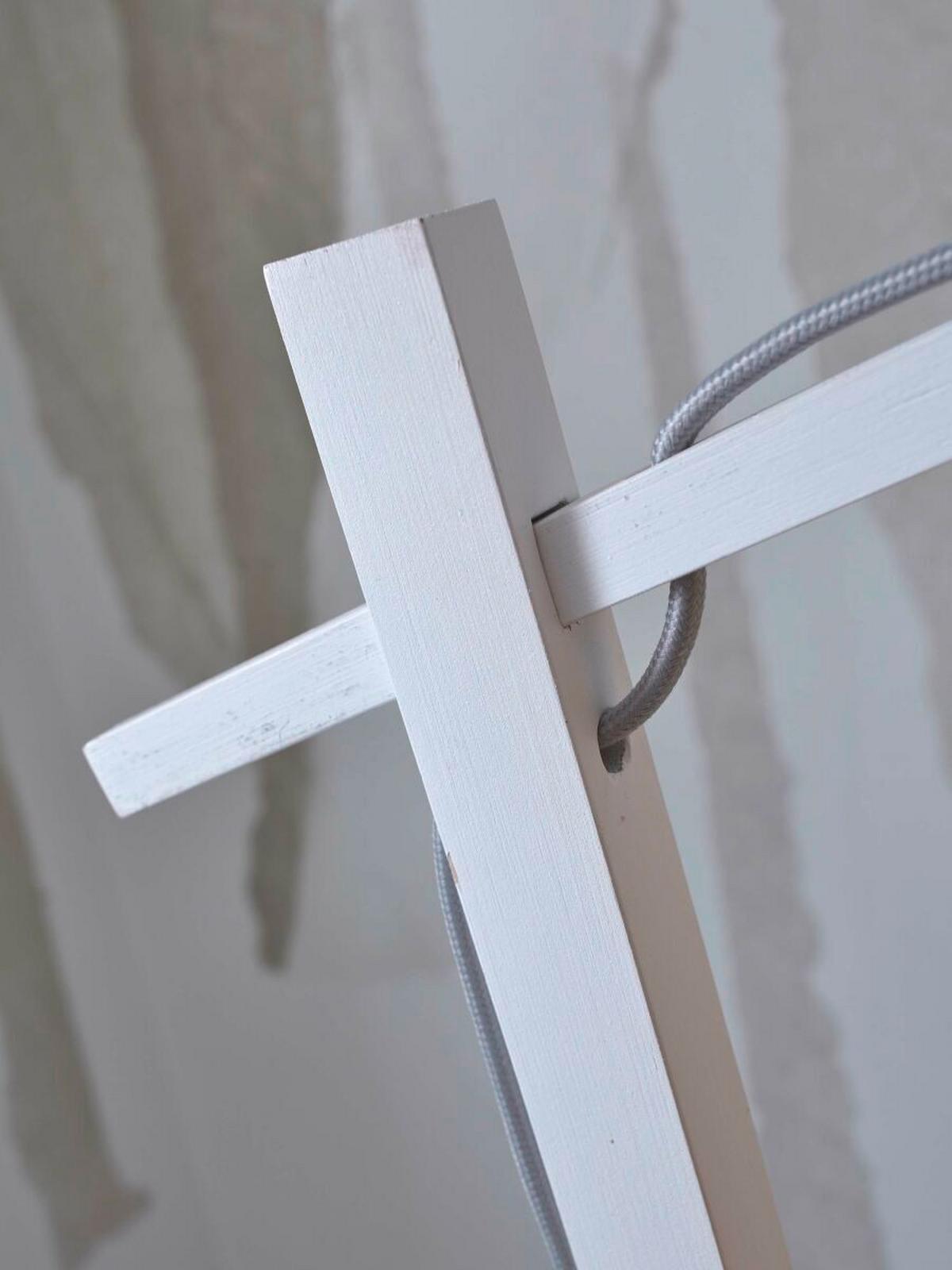 Stoječa Svetilka Hokkaido, Bela, Naravna Barva - bela/naravne barve, Trend (176/36/63cm) - Good & Mojo