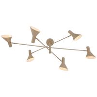 Deckenleuchte Sinn Beige max. 25 Watt - Beige, KONVENTIONELL, Metall (123/83/40.5cm)