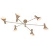 TAKLAMPA SINN - beige, Klassisk, metall (123/83/40.5cm)
