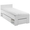 Bett Azurro 2-90 Weiss - Weiss, Modern, Holzwerkstoff (90/200cm) - Mömax