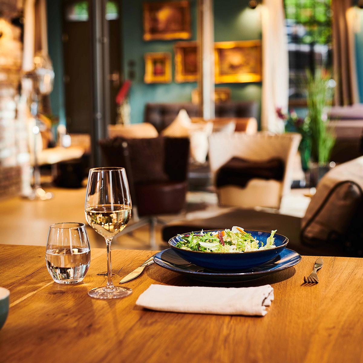 SALATSET 931947 KÖNIGSBLAU POSTSICHER - Blau, Basics (35,5/36,5/31,5cm) - Mäser