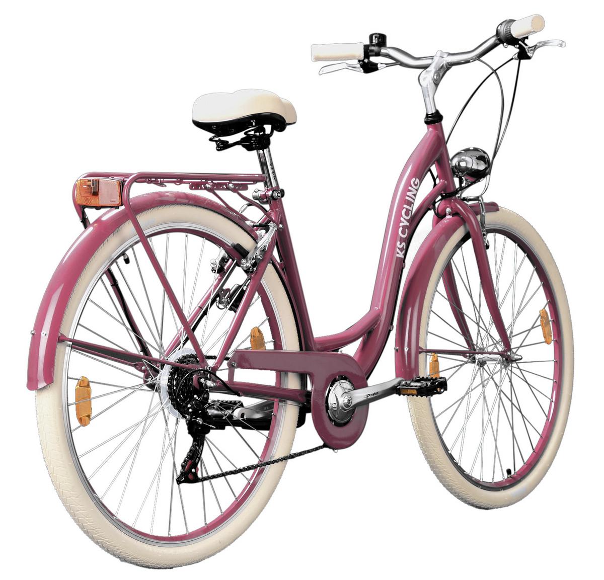 CITYBIKE Damen 28" Balloon RH 48cm - Rot, Basics, Metall (180/70/80cm) - Da Capo