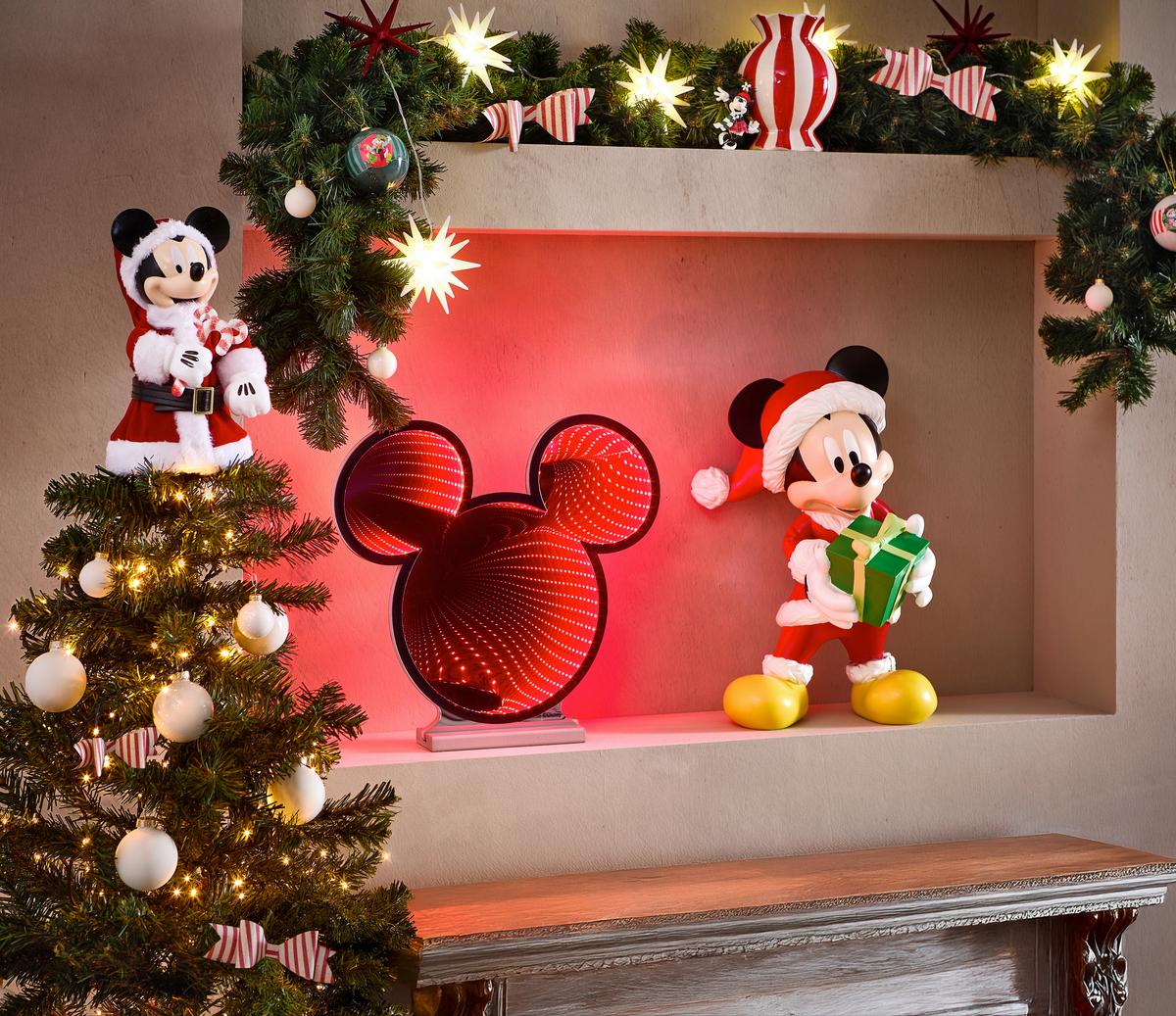 SZPIC CHOINKOWY DN9168 MICKEY - biały, Trend, tworzywo sztuczne/tkanina (16/26cm) - Disney
