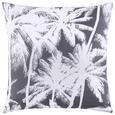 Okrasna Blazina Palm Tree - siva/bela, Trendi, tekstil (45/45cm) - Mömax modern living Okrasna Blazina Palm Tree - siva/bela, Trendi, tekstil (45/45cm) - Mömax modern living