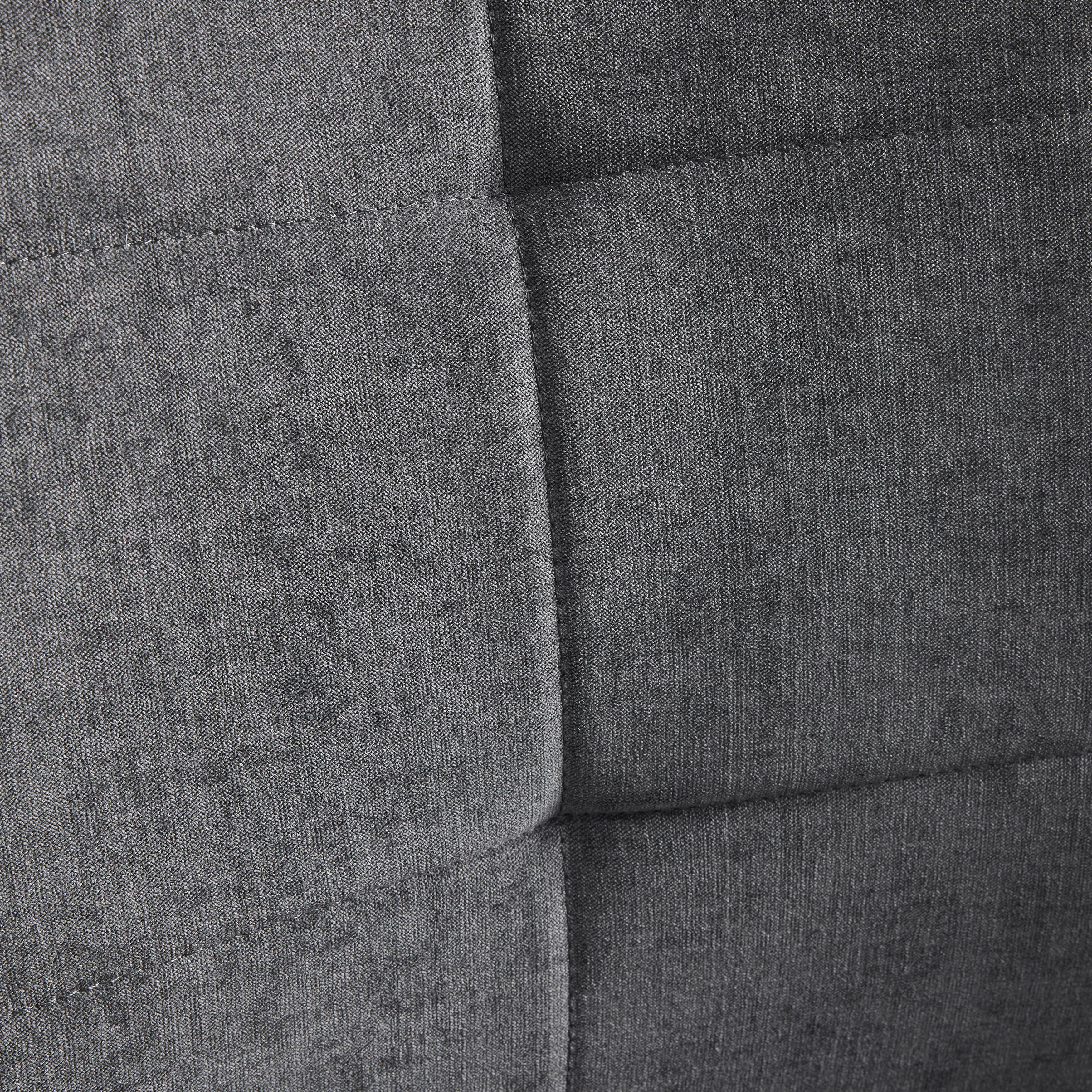 SVIKTSTOL LUCIE - kromfärg/grå, Modern, metall/trä (42,5/98/45cm) - Bessagi Home