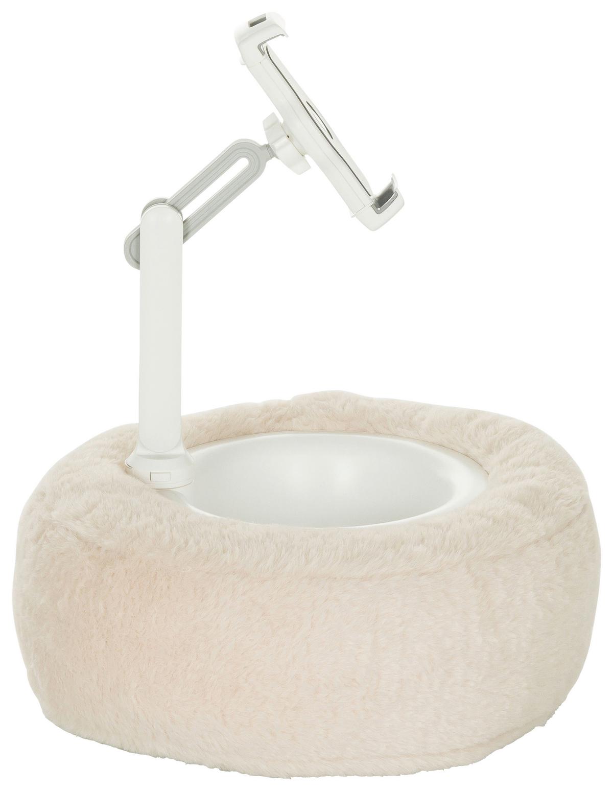 Stojalo Za Tablico Comfilap Ii, Bež, Bela - bela/bež, Basics, umetna masa/tekstil (30/30-36/30cm) - MID.YOU