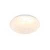 LED-TAKLAMPA ALABAST - vit/Alabasterfarben, Design, metall/plast (29/8,8cm) - Mömax