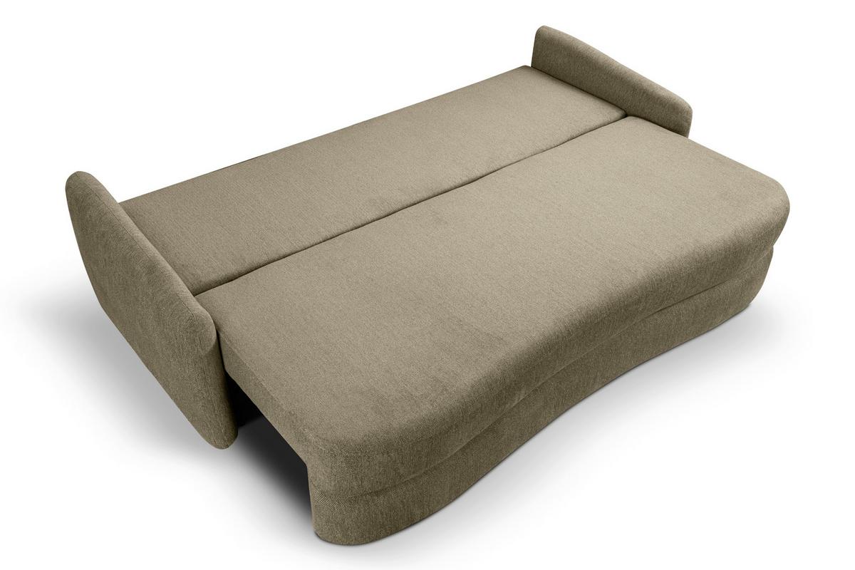 Schlafsofa Diana Grün - Schwarz/Grün, Basics, Holz/Kunststoff (231/93/108cm) - MID.YOU