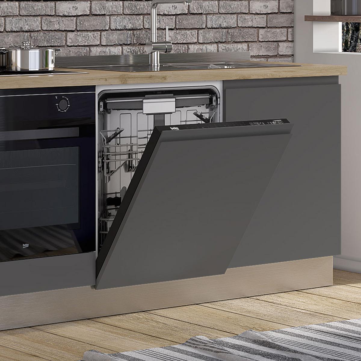 Blok Kuhinja S Aparatima Gilda Gola - bijela/boje hrasta, Moderno, drvni materijal/drvo (285/216/60cm) - Modern Living