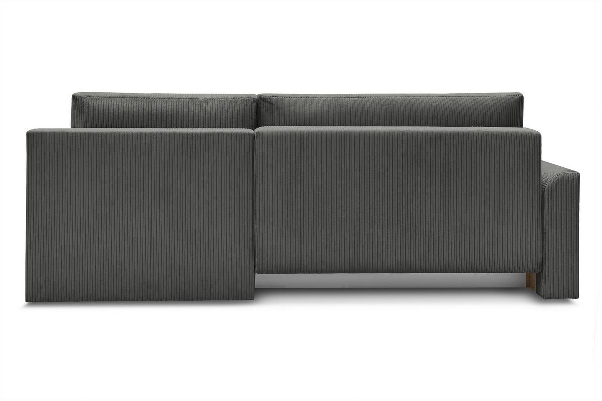 Coltar Kim - gri închis, Modern, lemn/textil (233/160cm) - Modern Living