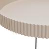 SIDOBORD RONJA -EXKLUSIV- -SB- - sandfärgad/svart, Modern, metall/trämaterial (36,5/36,5/37.5cm) - Mömax