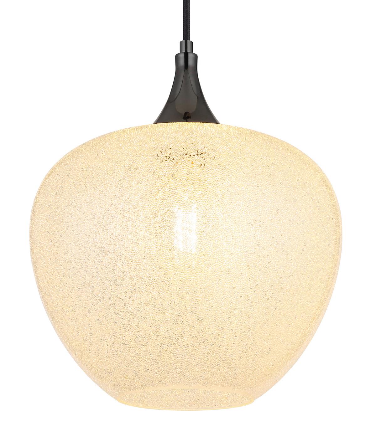 HÄNGELEUCHTE 15548H1K - Klar/Chromfarben, Konventionell, Glas/Kunststoff (29/120cm) - Globo