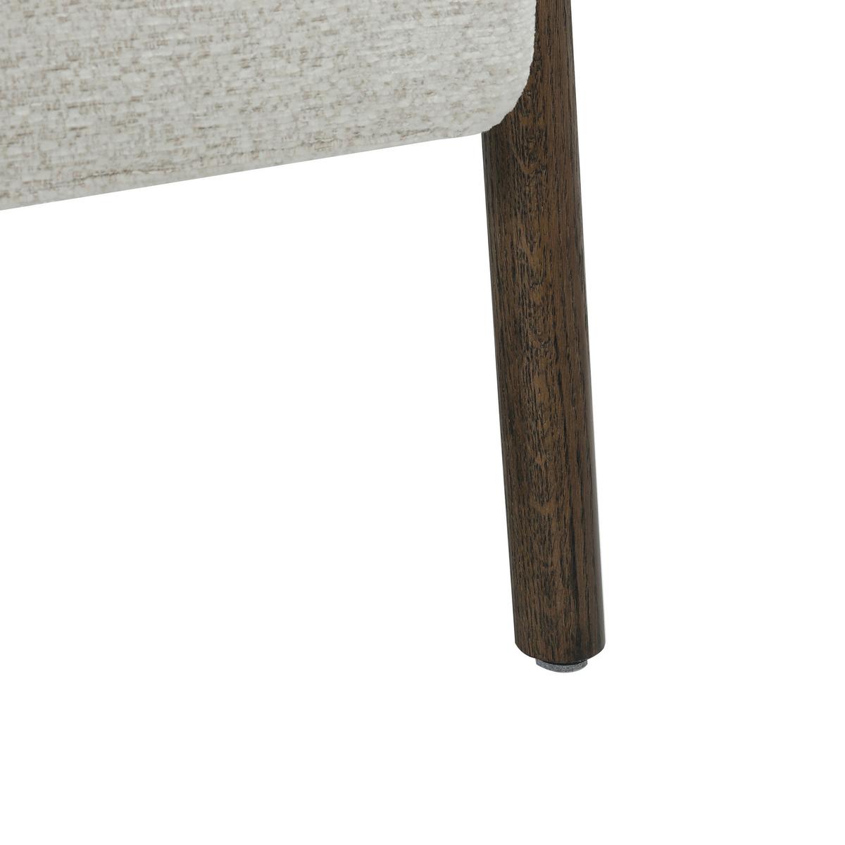 Tv Fotelja Colette - bijela/crno-smeđa, Moderno, drvo/tekstil (64/75/70cm) - Mömax