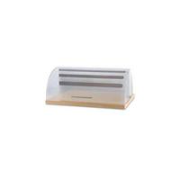 Brotkasten Brenda in Naturfarben - Transparent/Naturfarben, Basics, Holz/Kunststoff (30/16,5/39cm) - Mömax