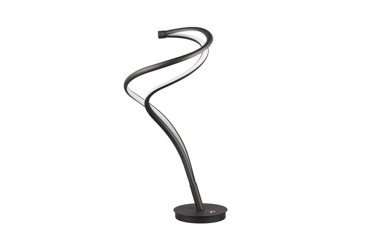 LED-Tischleuchte Nala Schwarz max. 17 Watt - Schwarz, Design, Metall (30/56cm) - Trio Leuchten