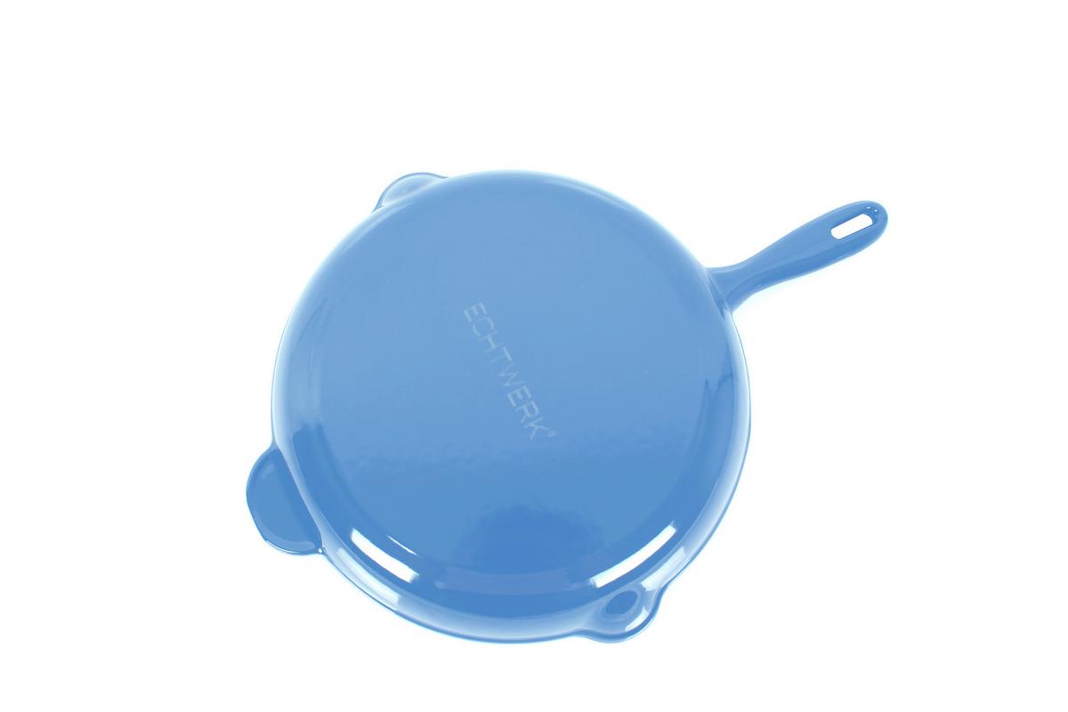 Tigaie cca. 27 cm - albastru, Basics, metal (42,5/27/4,5cm) - Echtwerk