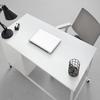 SKRIVBORD METALLICA -EXKLUSIV- - vit/svart, Modern, metall/plast (110/75/55cm) - Mömax