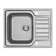 Spüle 1006603 - Edelstahlfarben, MODERN, Metall (62/50cm) Spüle 1006603 - Edelstahlfarben, MODERN, Metall (62/50cm)