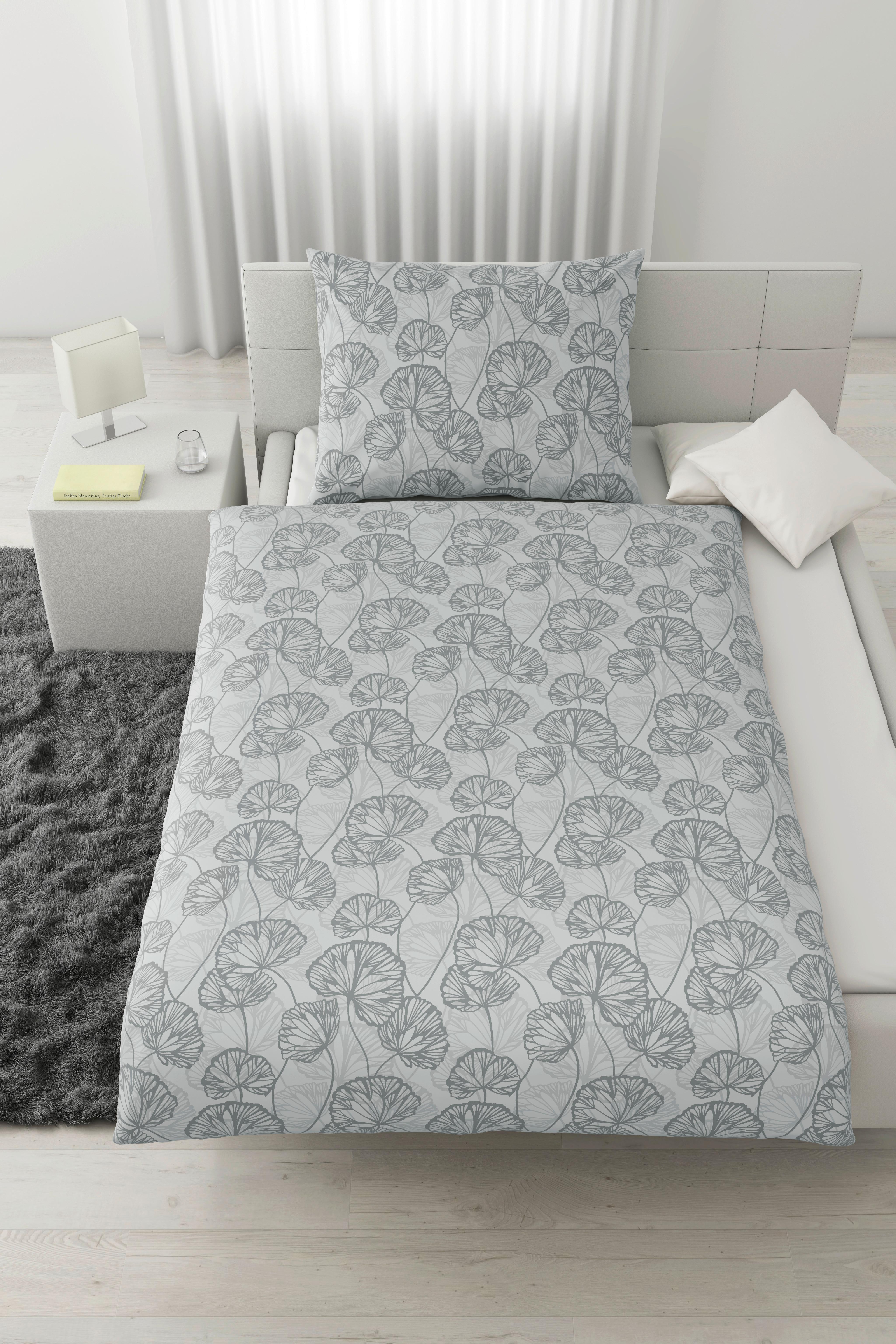 Lenjerie de pat Ethens, cca. 140x200/50x70 cm - verde, textil (140/200cm) - Modern Living