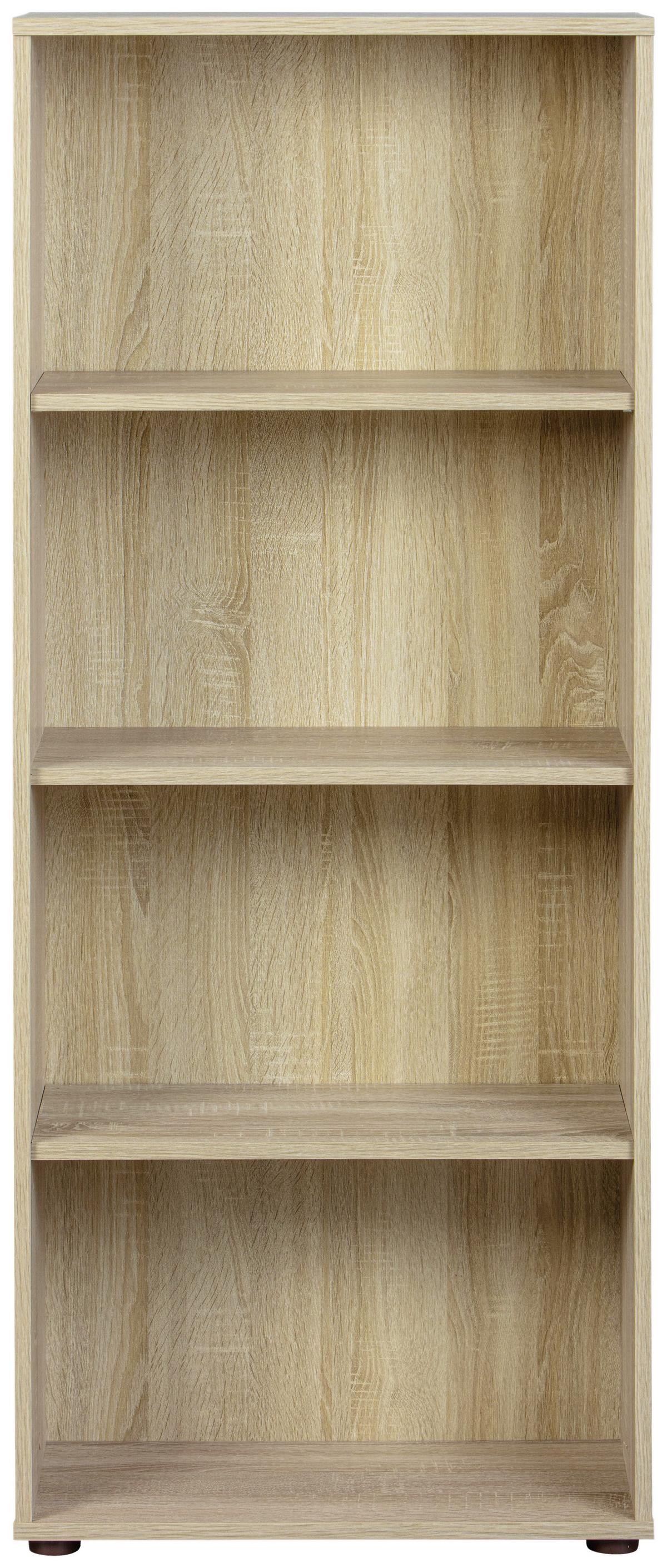 Standregal "Parini" , eiche - Sonoma Eiche, Basics, Holzwerkstoff (60/145/30cm) - MID.YOU