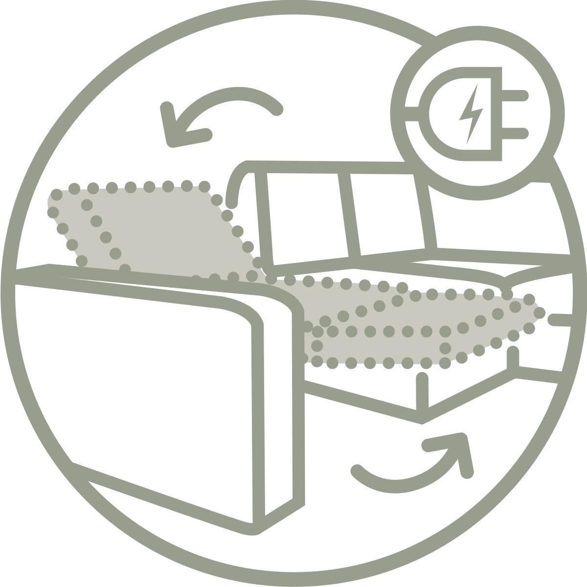 2,5-SITS SOFFA ALVARO - mörkgrå/grå, Modern, metall/trä (220/79/109cm) - Mömax