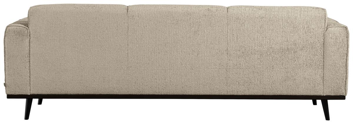 Ecksofa Statement Naturfarben S: 274x210cm - Schwarz/Naturfarben, Design, Holz/Textil (274/210cm) - Livetastic