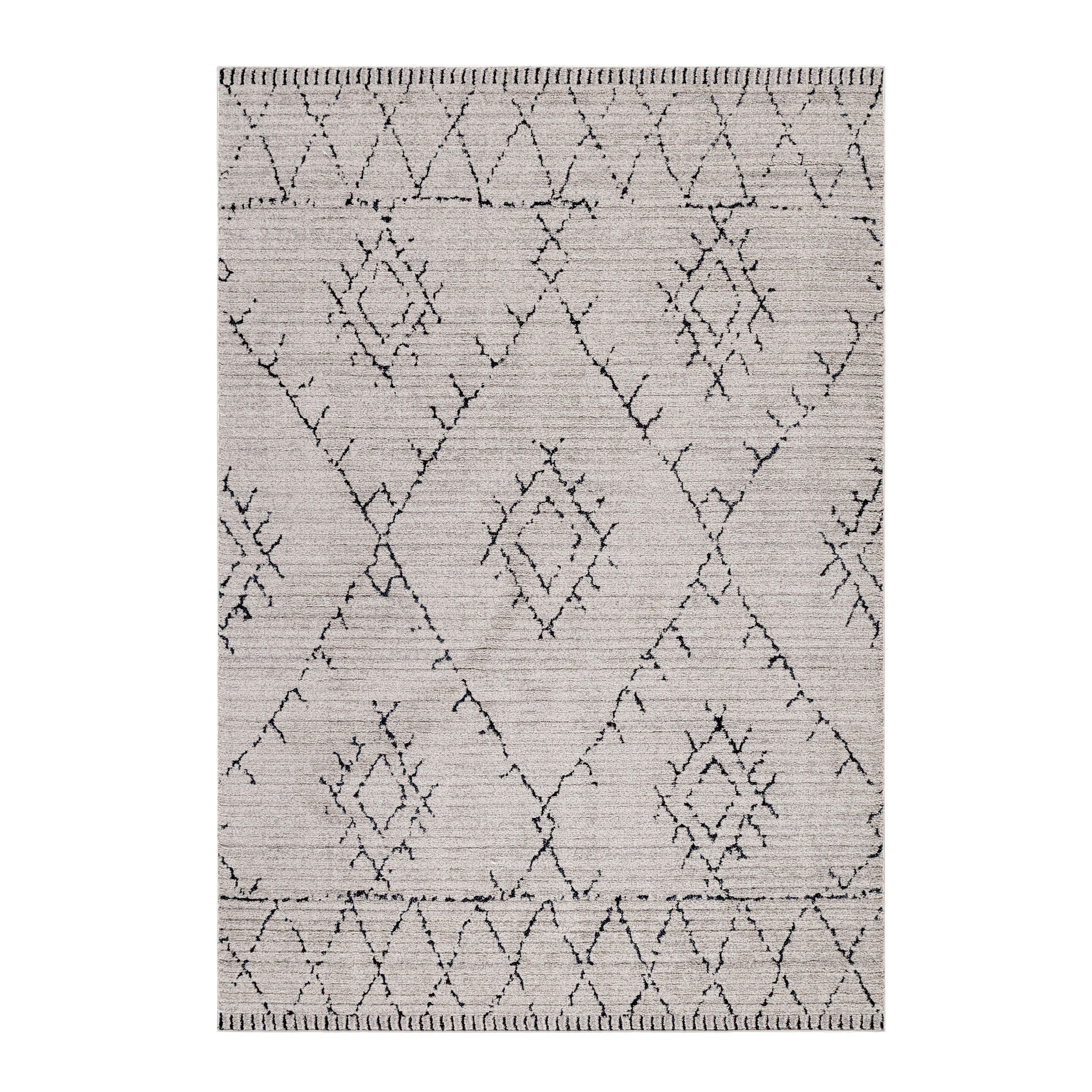 Webteppich Tasa Beige ca. 160x230cm - Beige, Design, Textil (160/230cm) - Novel