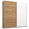 Ormar S Kliznim Vratima Subito - bijela/hrast Artisan, Moderno, drvni materijal/metal (181/197/61cm) - Modern Living