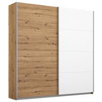 Ormar S Kliznim Vratima Subito - bijela/hrast Artisan, Moderno, drvni materijal/metal (181/197/61cm) - Modern Living