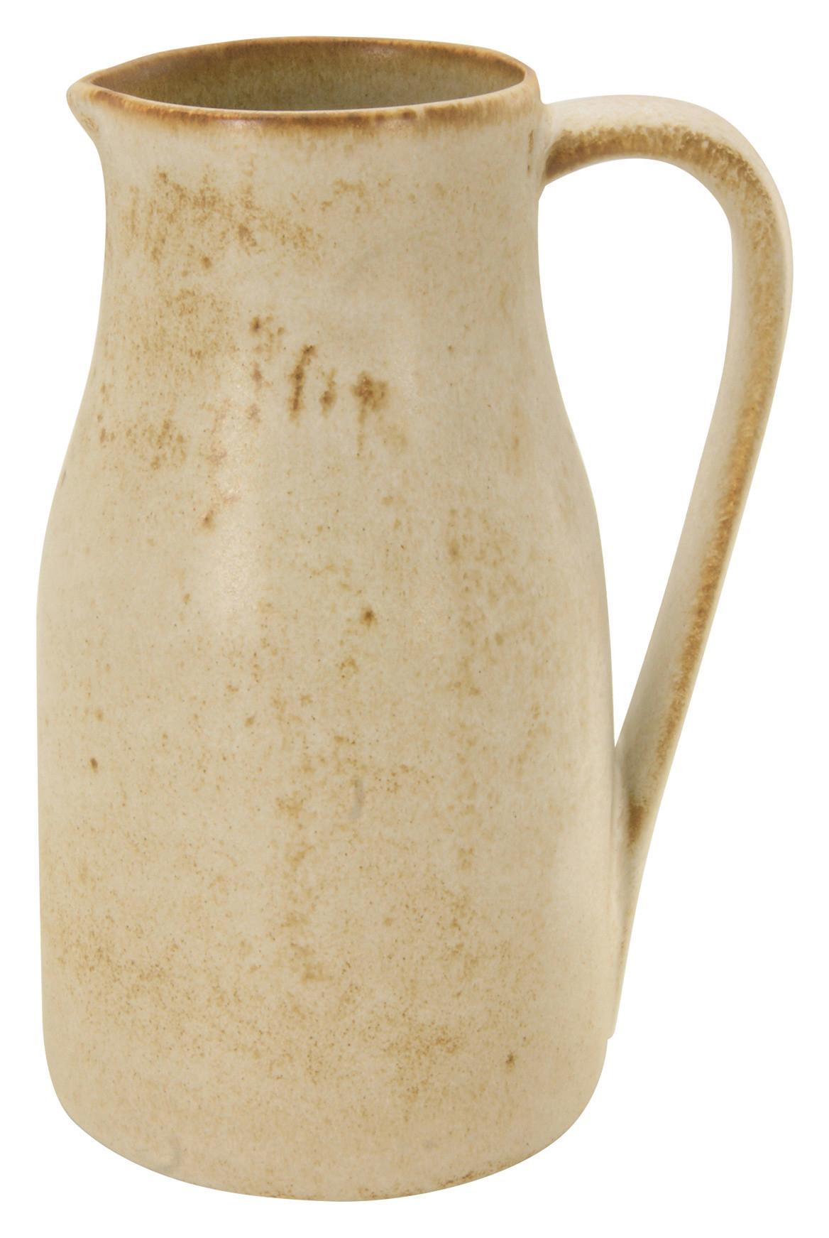 Krug Sahara aus Keramik ca. 400ml - Weiß, LIFESTYLE, Keramik (11,5/9/13,5cm) - Zandiara