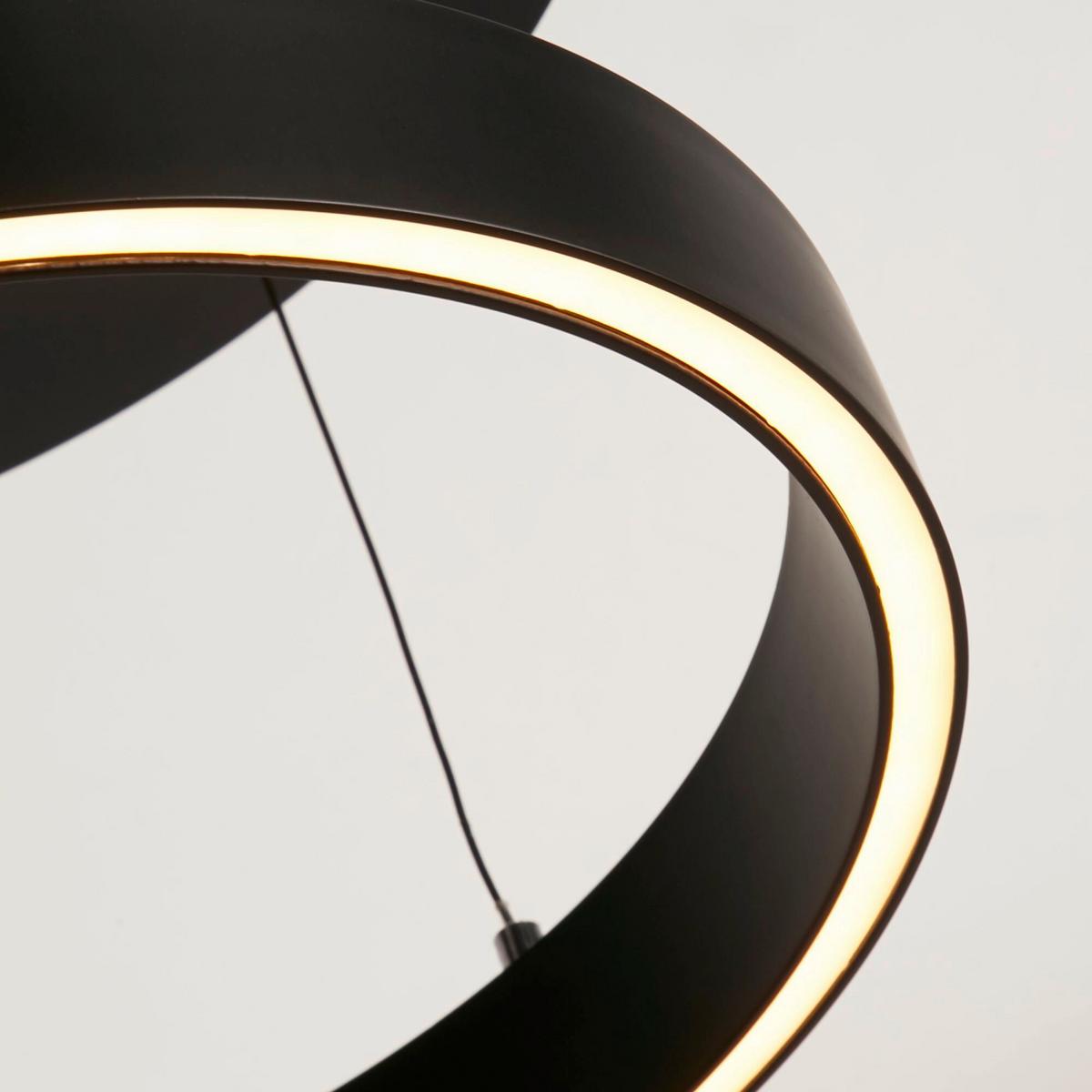 Led Függőlámpa 30410bk - fekete, Basics, fém (44/12.5cm)